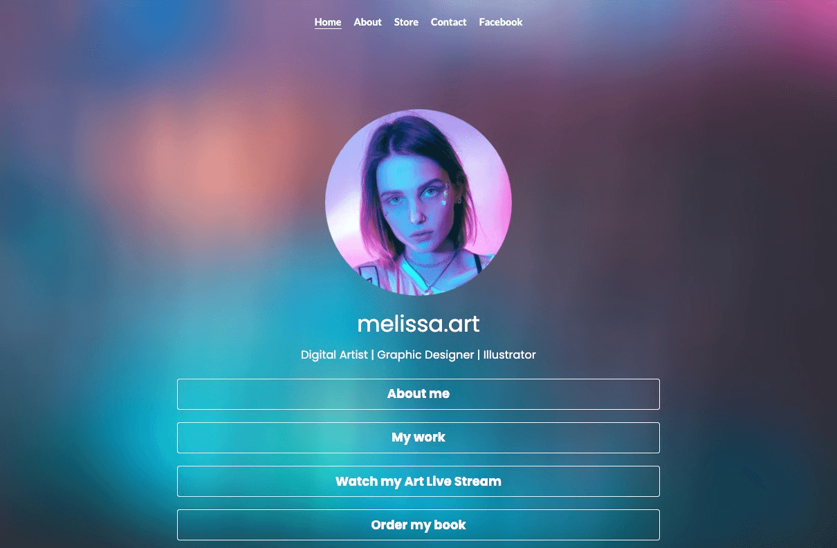 null Melissa Art Template for Social Bookmarking